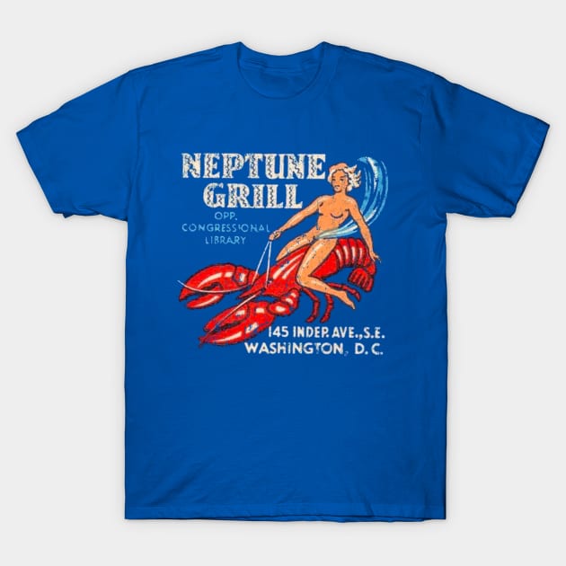 Neptune Grill T-Shirt by MindsparkCreative